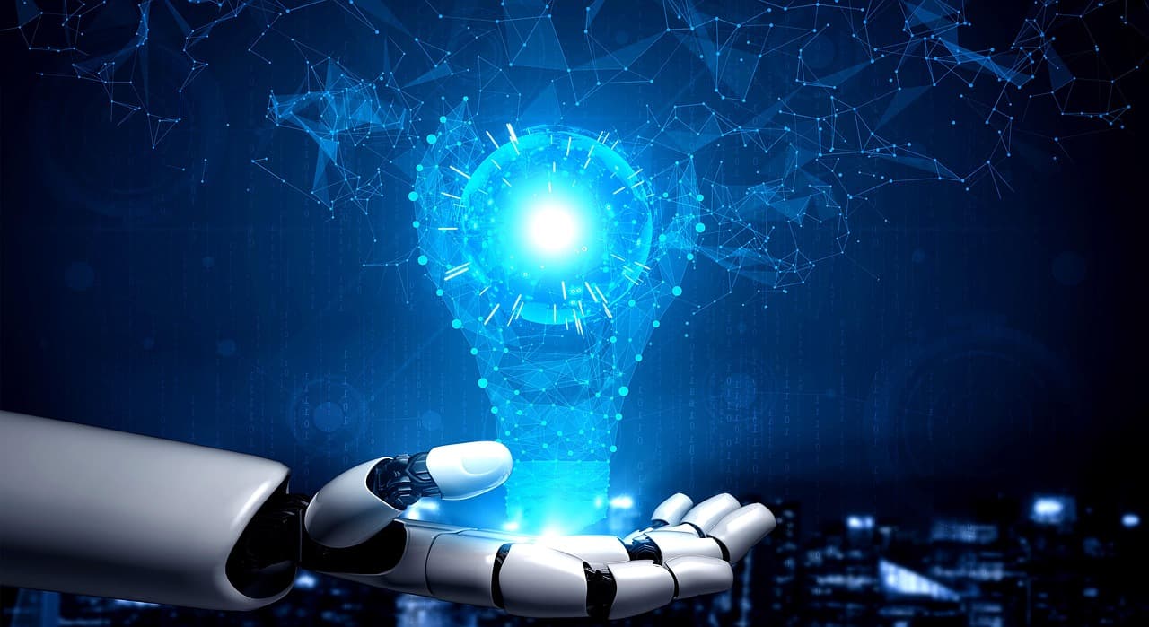 AI technology visualization representing automated lead generation
